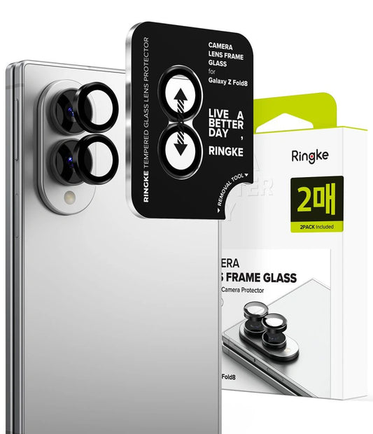 Osłona aparatu Ringke Camera Frame na Samsung Galaxy Z Fold 8 - czarna