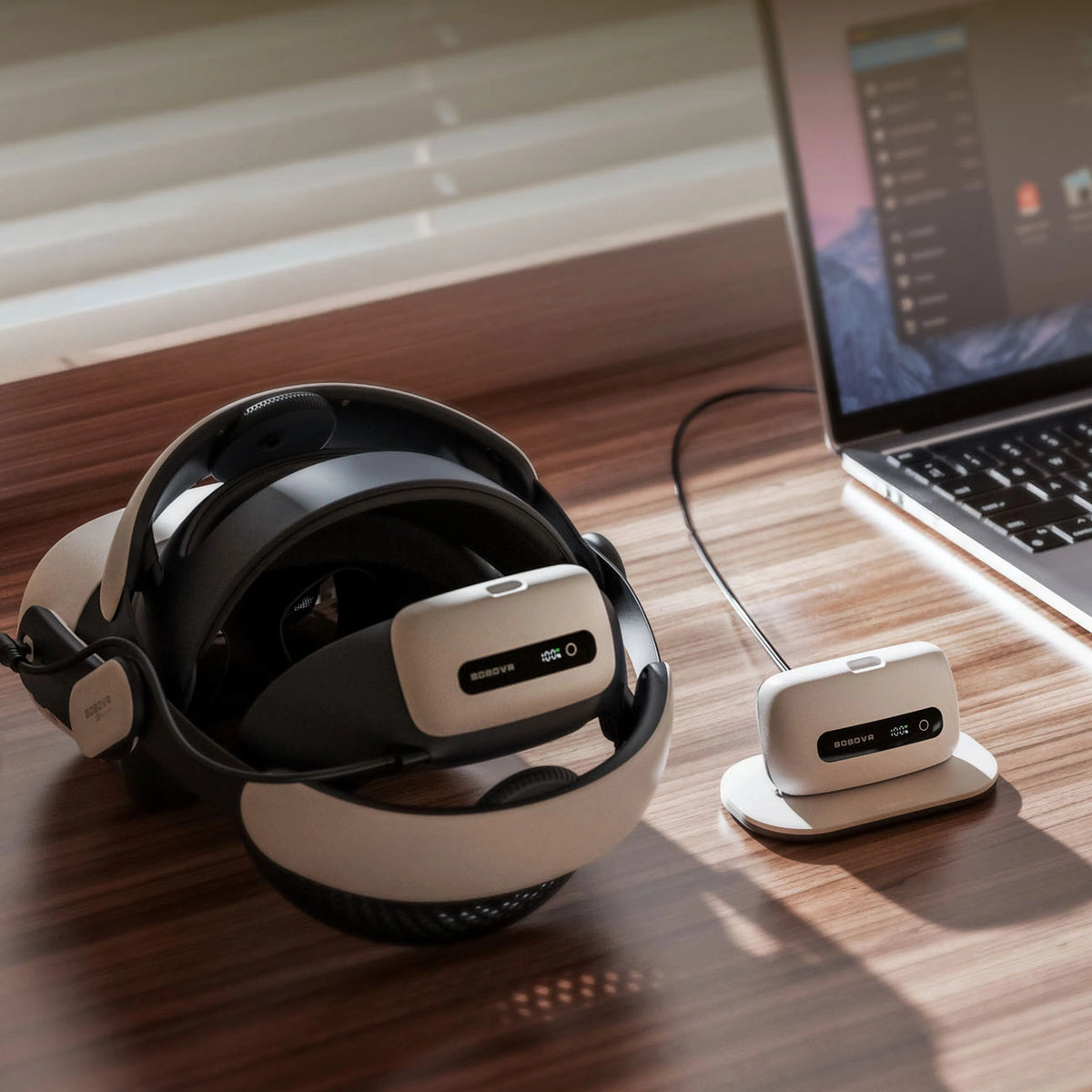 Bateria BoboVR do BoboVR M3 Pro+ i BoboVR M3 2 szt. ze stacją ładującą – zdjęcie 2