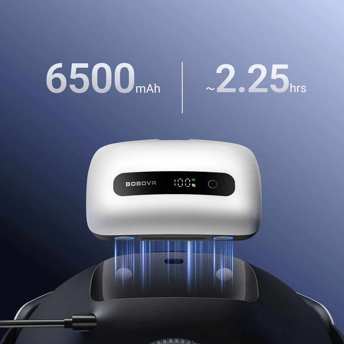 Bateria BoboVR do BoboVR M3 Pro+ i BoboVR M3 2 szt. ze stacją ładującą – zdjęcie 3