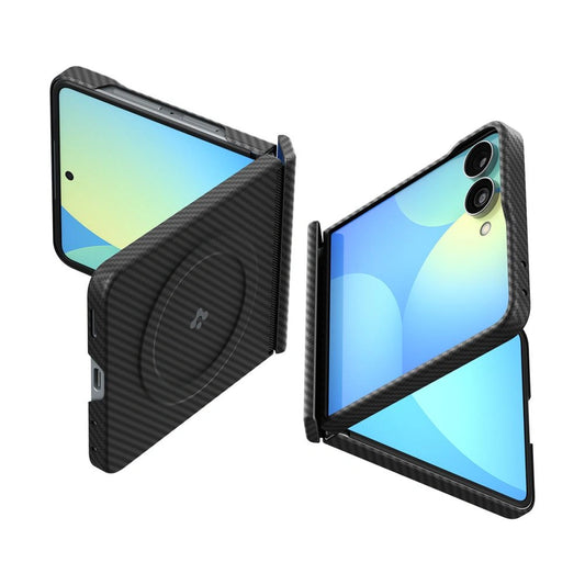 Etui Spigen AirSkin Aramid MagFit na Samsung Galaxy Z Flip 8 - czarne