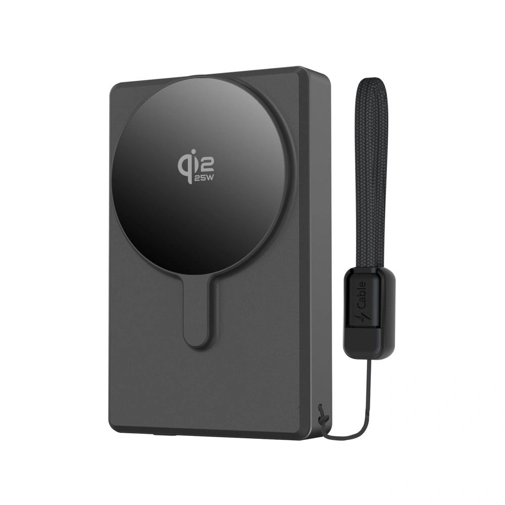 Power bank Tech-Protect PB40 LifeMag 10000MAH 25W QI2.2 + kabel - czarny – zdjęcie 3
