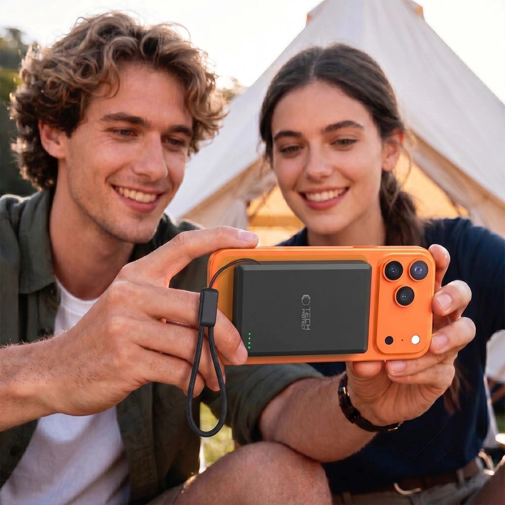 Power bank Tech-Protect PB40 LifeMag 10000MAH 25W QI2.2 + kabel - czarny – zdjęcie 5