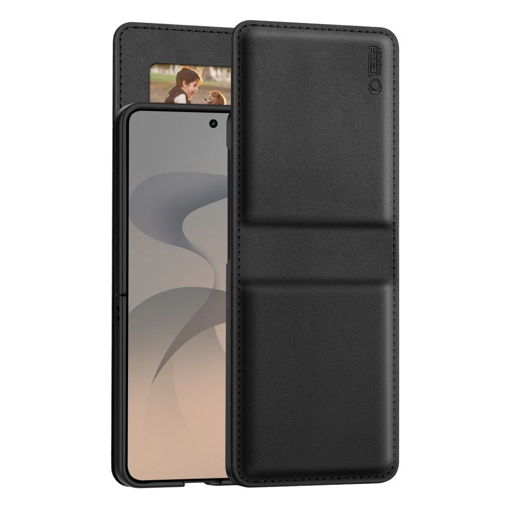 Etui Tech-Protect Wallet na Samsung Galaxy Z Flip 8 - czarne – zdjęcie 2
