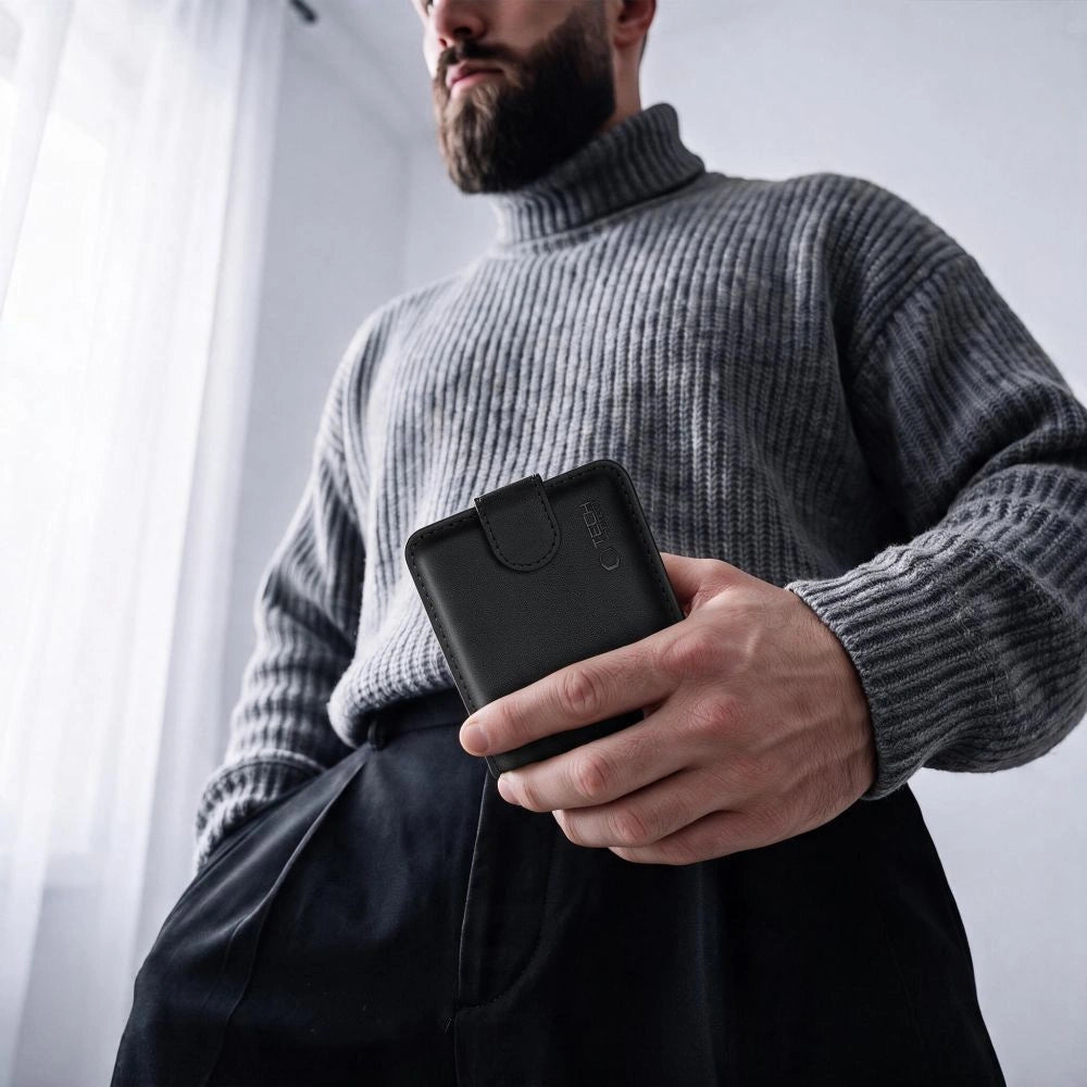 Etui Tech-Protect Wallet na Samsung Galaxy Z Flip 8 - czarne – zdjęcie 7