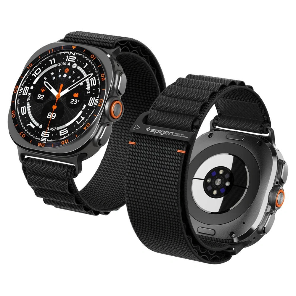Pasek Spigen WBF1 na Samsung Galaxy Watch Ultra 47 mm - czarny