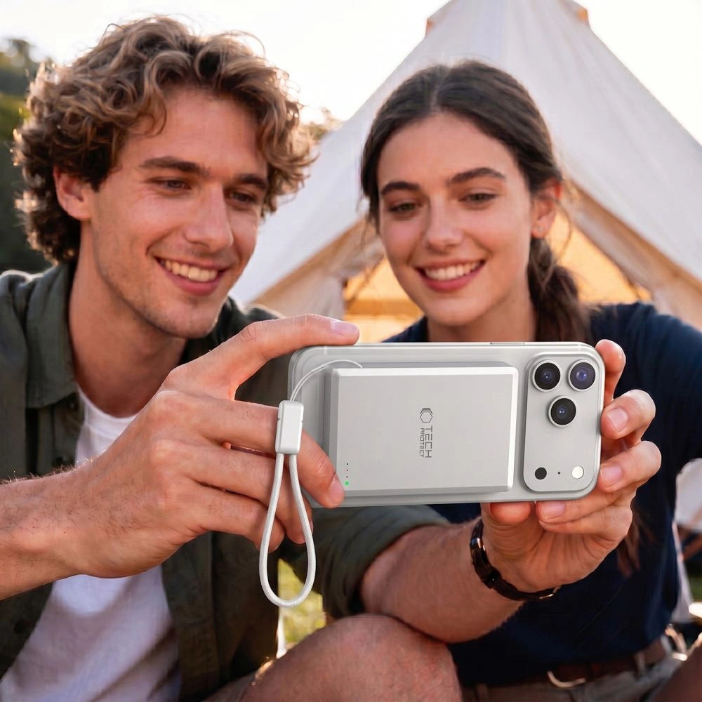 Power bank Tech-Protect PB40 LifeMag 10000MAH 25W QI2.2 + kabel USB-C – zdjęcie 5