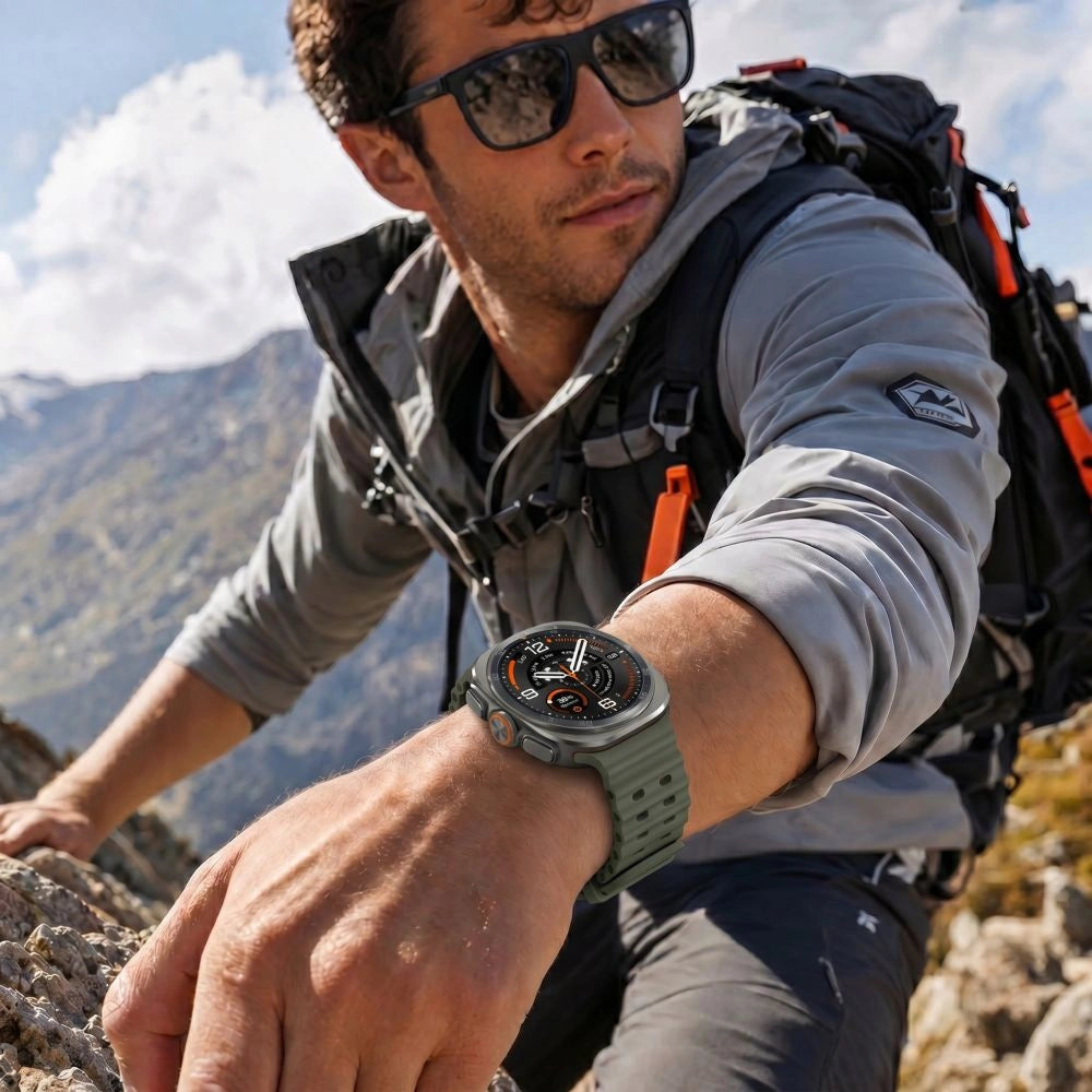 Pasek Tech-Protect na Samsung Galaxy Watch Ultra 47 mm - ciemnozielony – zdjęcie 3