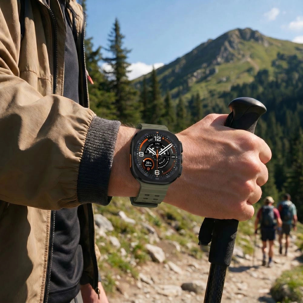 Pasek Tech-Protect na Samsung Galaxy Watch Ultra 47 mm - ciemnozielony – zdjęcie 5