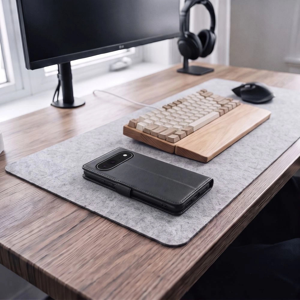 Etui Tech-Protect Wallet na Google Pixel 11 / 11 Pro - czarne matowe – zdjęcie 4