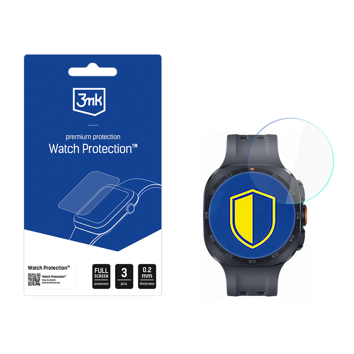 Szkło hybrydowe na wyświetlacz na Samsung Galaxy Watch Ultra 2 (2026)