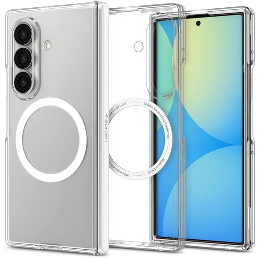 Etui Spigen Ultra na Samsung Galaxy Z Fold 8 Ultra - przezroczysto-białe