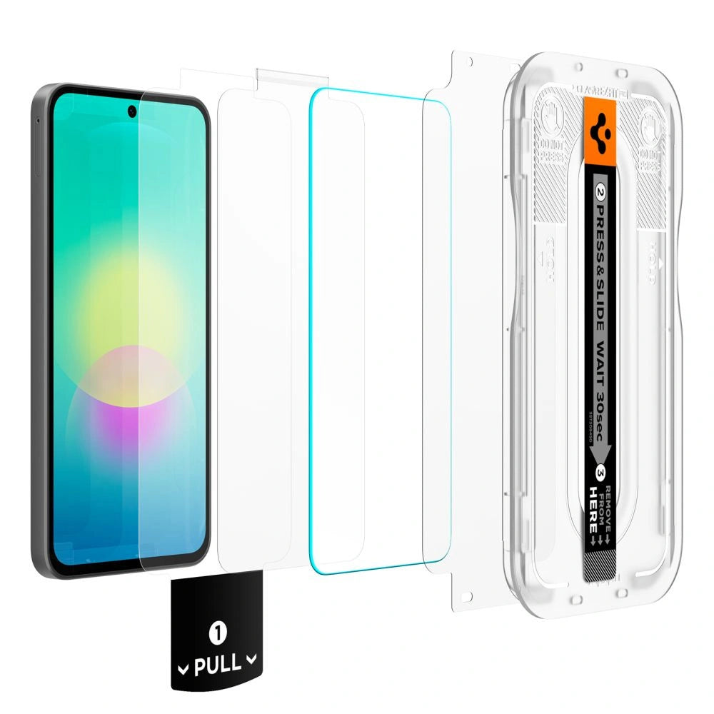 Szkło hartowane Spigen Glas.tR EZ Fit 2-Pack na Samsung Galaxy A27 5G – zdjęcie 3