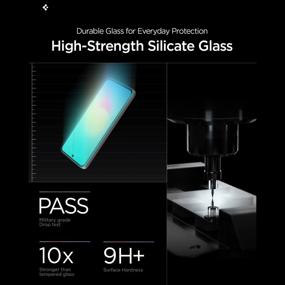 Szkło hartowane Spigen Glas.tR EZ Fit 2-Pack na Samsung Galaxy A27 5G – zdjęcie 6