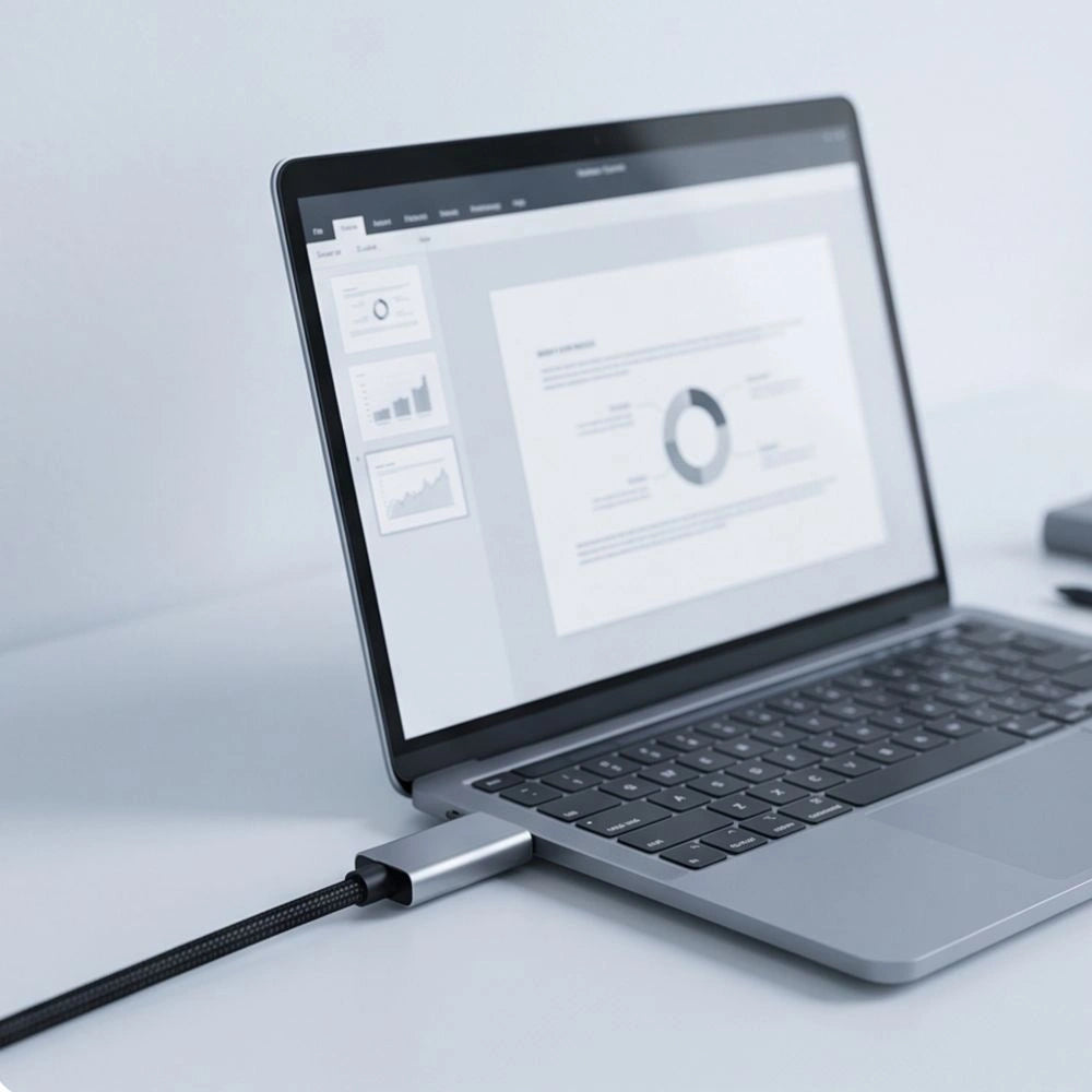 Kabel Tech-Protect UltraBoost USB-C to HDMI 2.1 200 cm 8K 60HZ - szary – zdjęcie 5