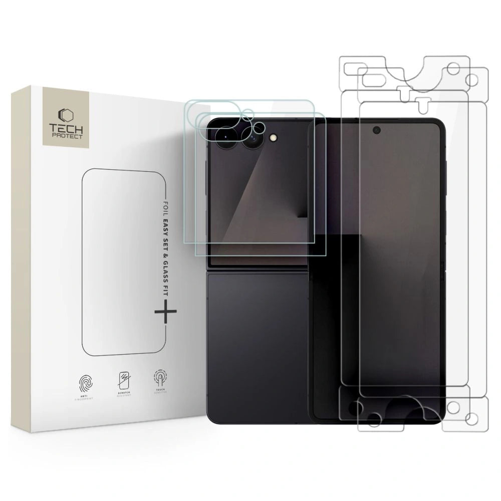 Zestaw szkło hartowane Tech-Protect Glass na Samsung Galaxy Z Flip 7 / 8