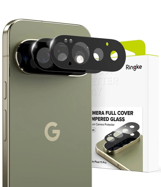 Osłona aparatu Ringke Tempered Glass na Google Pixel 11 Pro - czarna