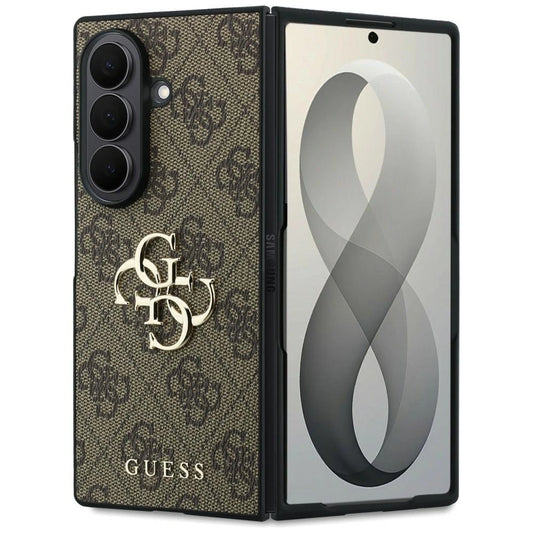 Etui Guess Big 4G Logo na Samsung Galaxy Z Fold 8 Ultra - brązowe