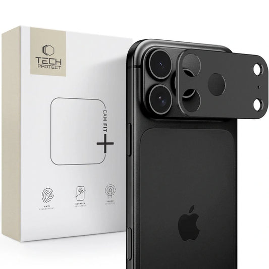 Osłona aparatu Tech-Protect Camalloy Fit+ na iPhone 18 Pro - czarna