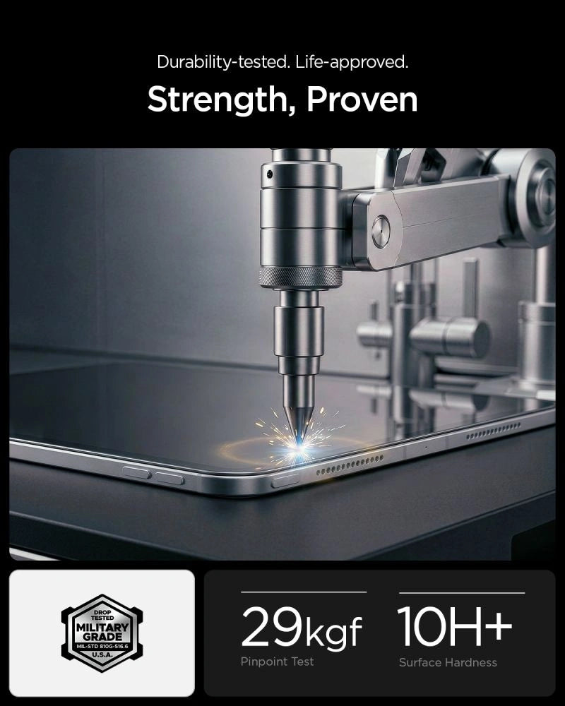 Szkło hartowane Spigen ALM Glas.tR T na iPad Pro 11" 2024 / 2025 – zdjęcie 9