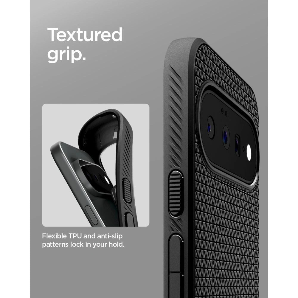 Etui Spigen Liquid Air na Google Pixel 11 - czarne matowe – zdjęcie 10