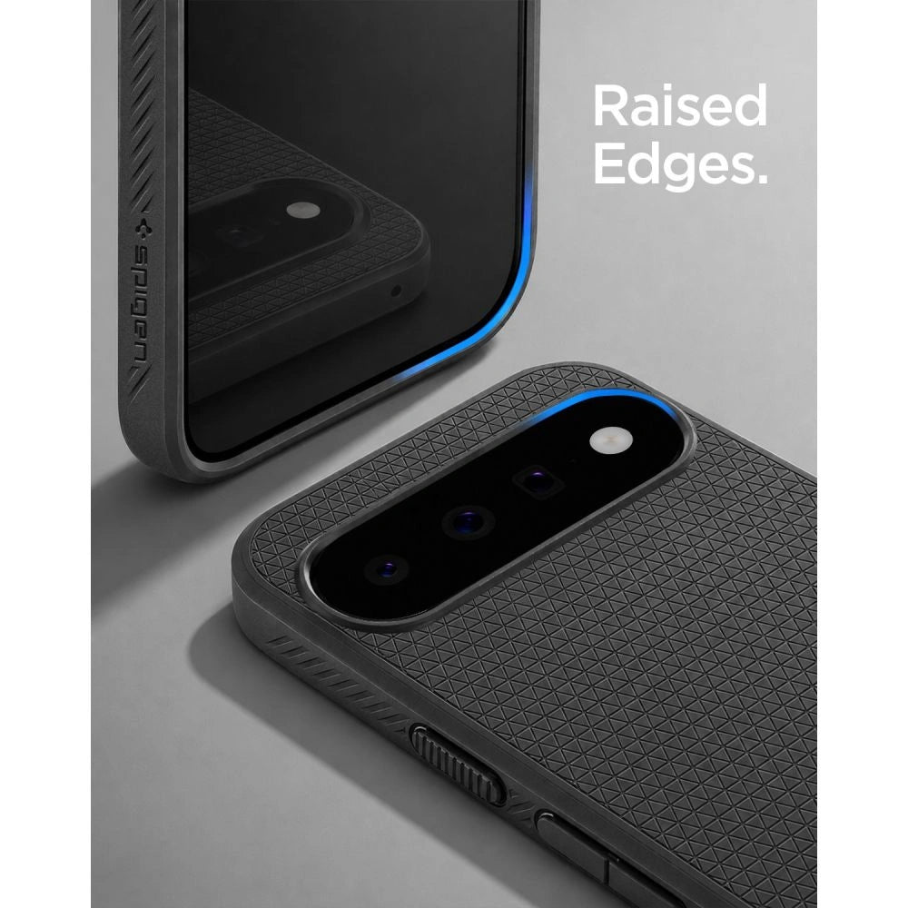 Etui Spigen Liquid Air na Google Pixel 11 - czarne matowe – zdjęcie 9