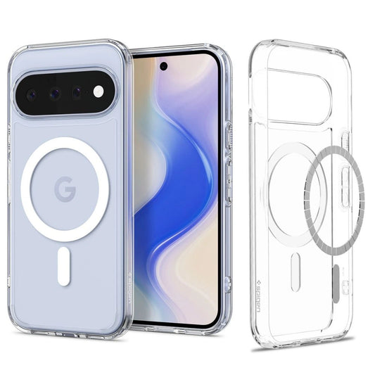 Etui Spigen Ultra Hybrid Mag na Google Pixel 11 - przezroczysto-białe