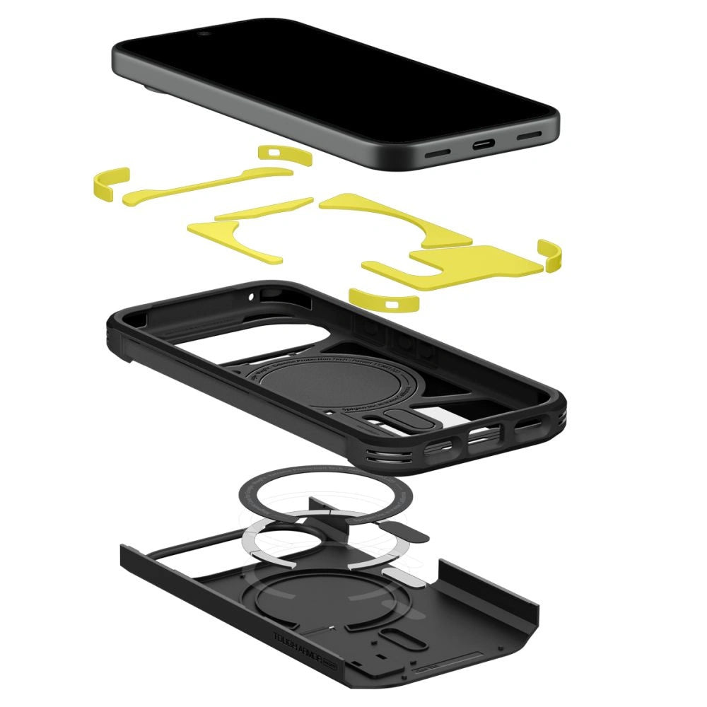 Etui Spigen Tough Armor Mag MagSafe na Google Pixel 11 - czarne – zdjęcie 7
