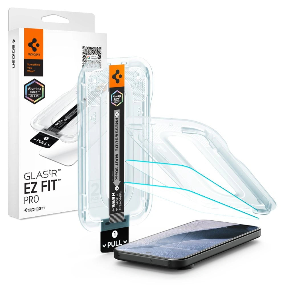 Szkło hartowane Spigen Glas.tR EZ Fit Pro na Google Pixel 11 / 11 Pro