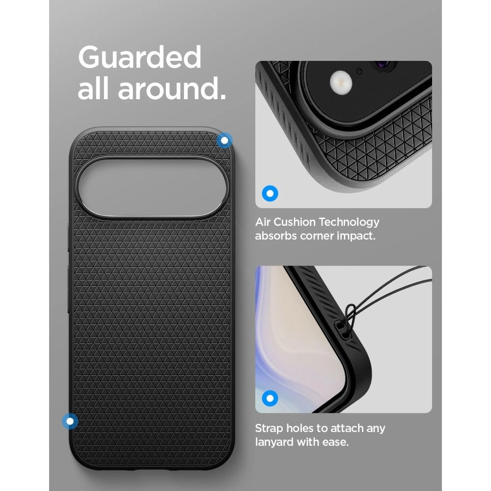 Etui Spigen Liquid Air Google Pixel 11 Pro - czarne matowe – zdjęcie 10