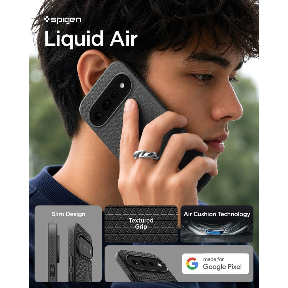 Etui Spigen Liquid Air Google Pixel 11 Pro - czarne matowe – zdjęcie 7