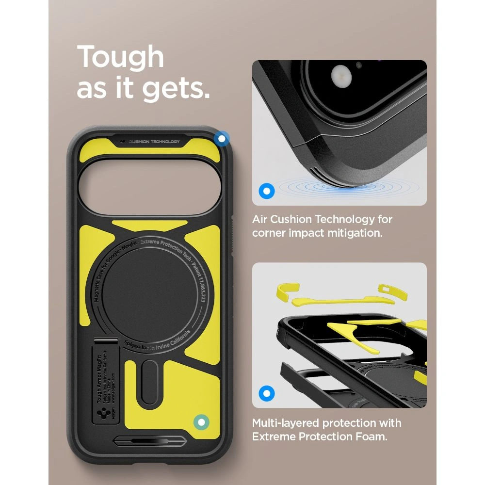 Etui Spigen Tough Armor Mag MagSafe na Google Pixel 11 Pro - czarne – zdjęcie 11