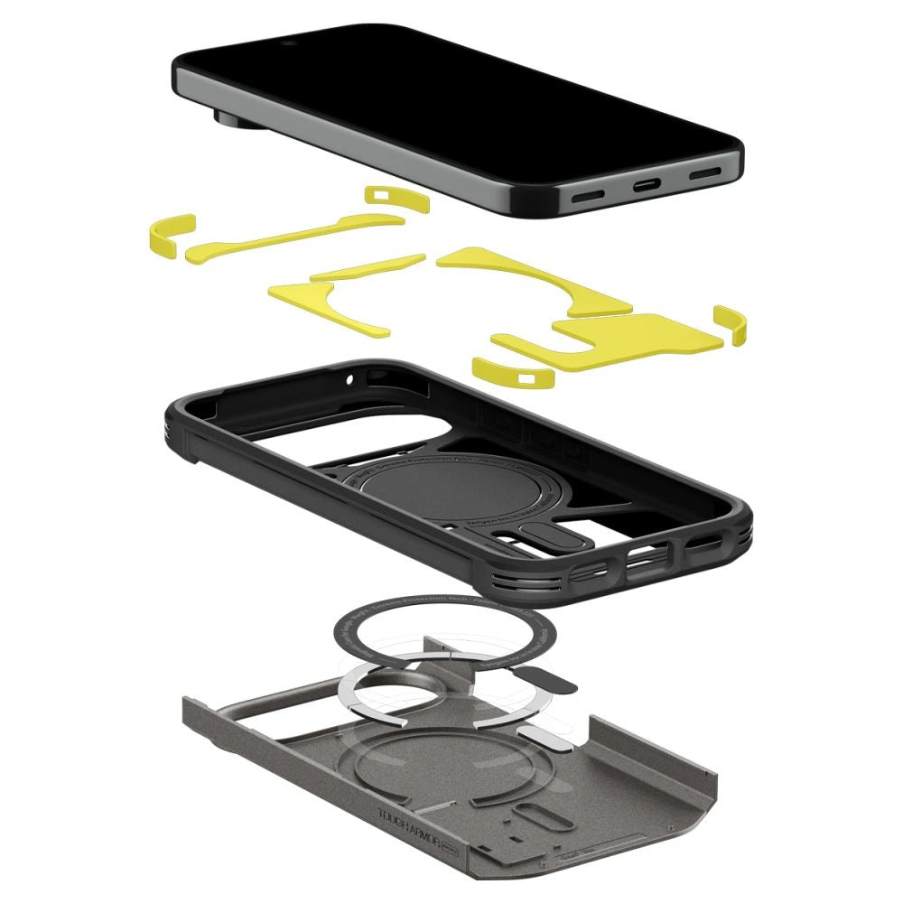 Etui Spigen Tough Armor Mag MagSafe na Google Pixel 11 Pro - ciemnoszare – zdjęcie 8