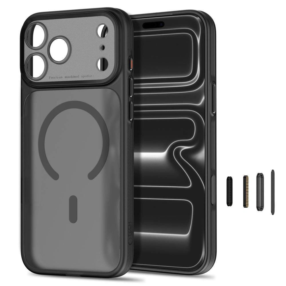 Etui Tech-Protect na iPhone 18 Pro Max / 17 Pro Max - czarne matowe – zdjęcie 2
