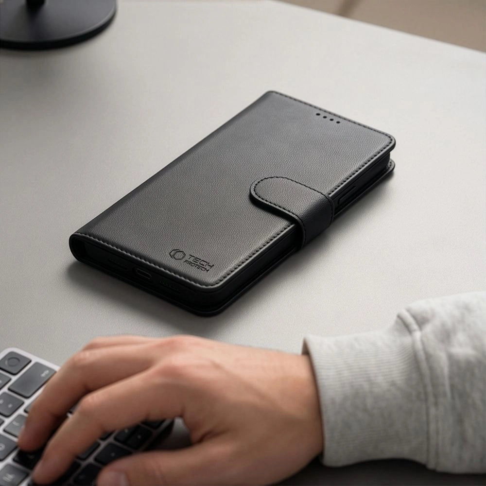 Etui Tech-Protect Wallet na iPhone 17 Pro Max / 18 Pro Max - czarne matowe – zdjęcie 7