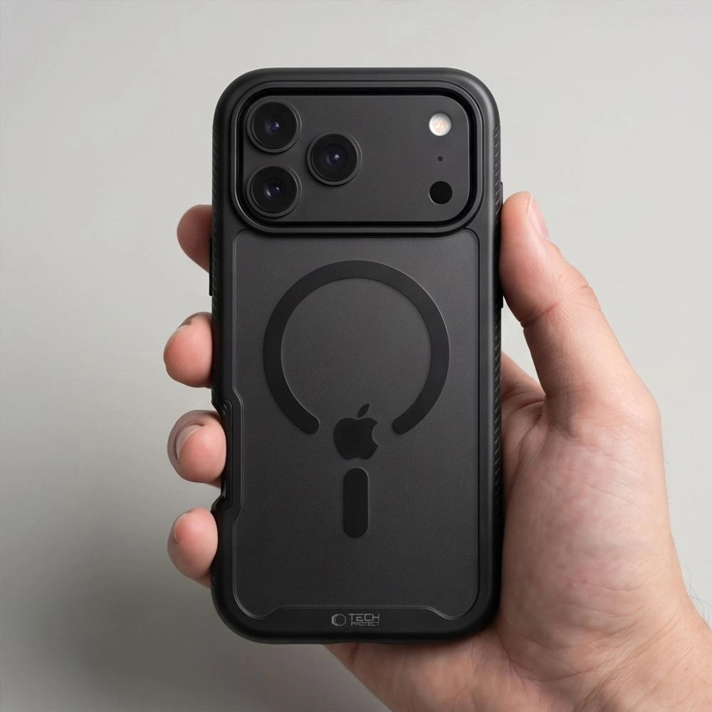 Etui Tech-Protect na iPhone 17 Pro Max / 18 Pro Max - czarne matowe – zdjęcie 8