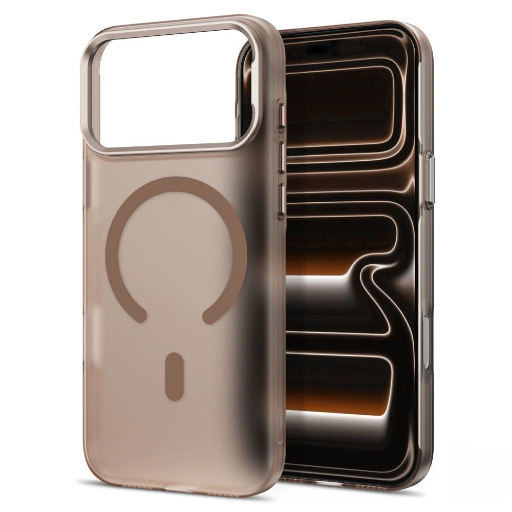 Etui Tech-Protect MagZero na iPhone 17 Pro / 18 Pro - brązowe matowe – zdjęcie 2