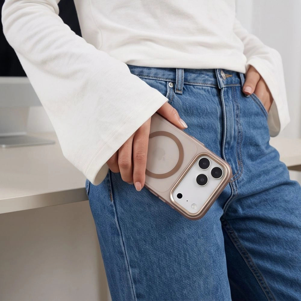 Etui Tech-Protect MagZero na iPhone 17 Pro / 18 Pro - brązowe matowe – zdjęcie 6