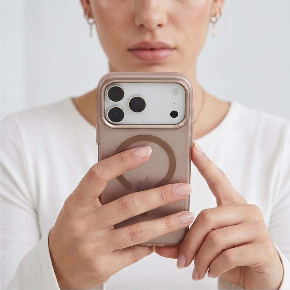 Etui Tech-Protect MagZero na iPhone 17 Pro / 18 Pro - brązowe matowe – zdjęcie 7