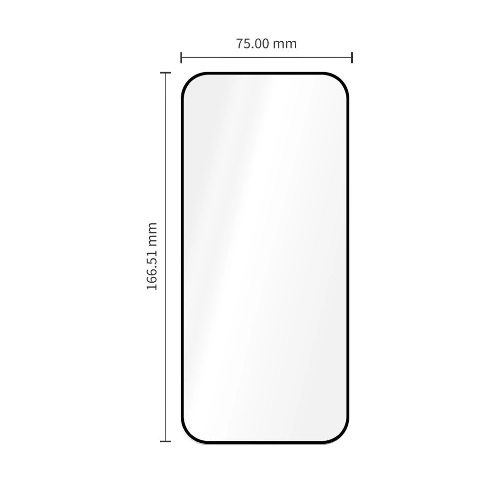 Szkło hartowane Tech-Protect Glass na Xiaomi Redmi 17 4G / 5G - czarne – zdjęcie 2