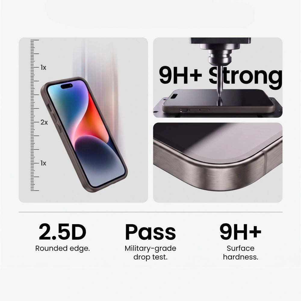 Szkło hartowane Tech-Protect Glass na Xiaomi Redmi 17 4G / 5G - czarne – zdjęcie 3