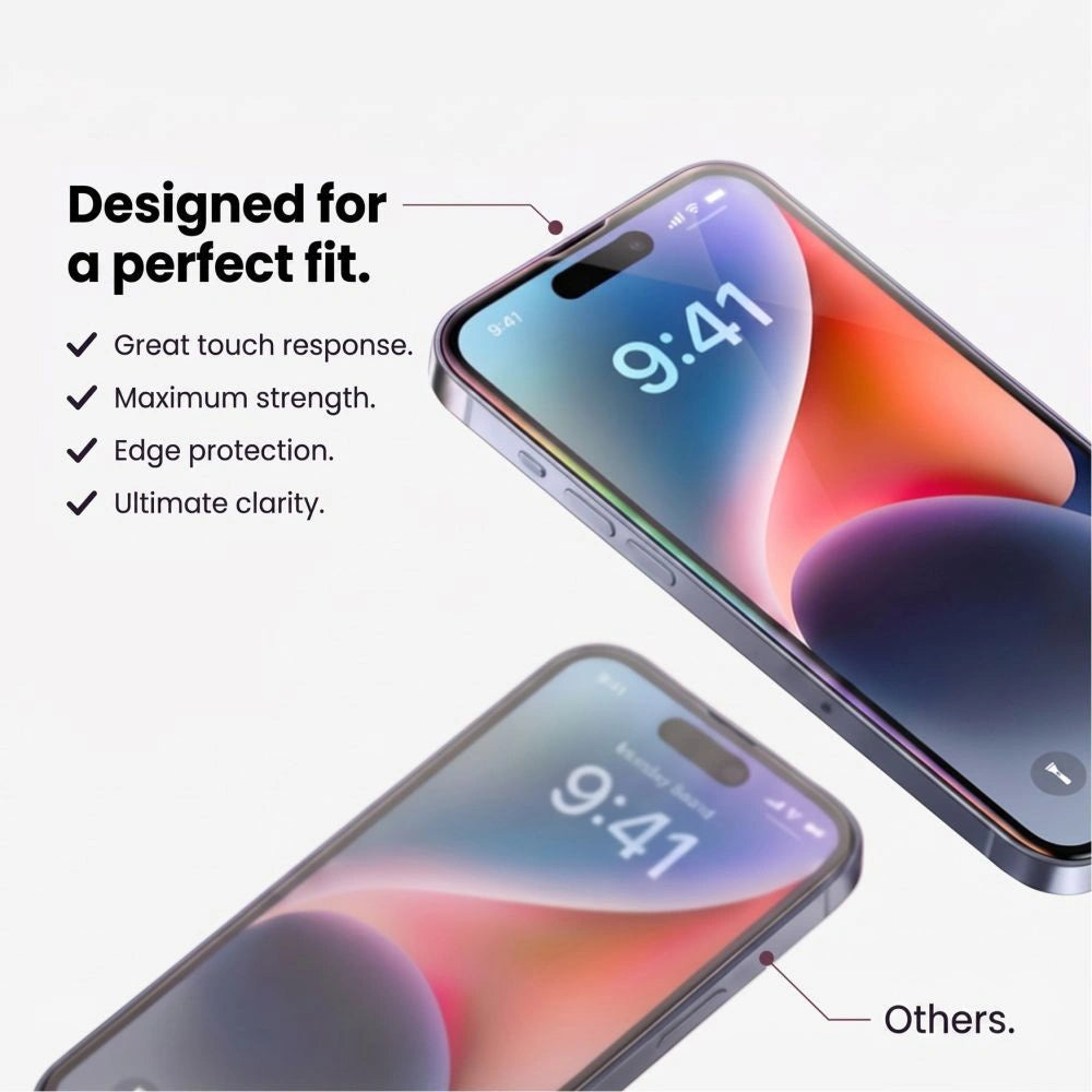 Szkło hartowane Tech-Protect Glass na Xiaomi Redmi 17 4G / 5G - czarne – zdjęcie 4