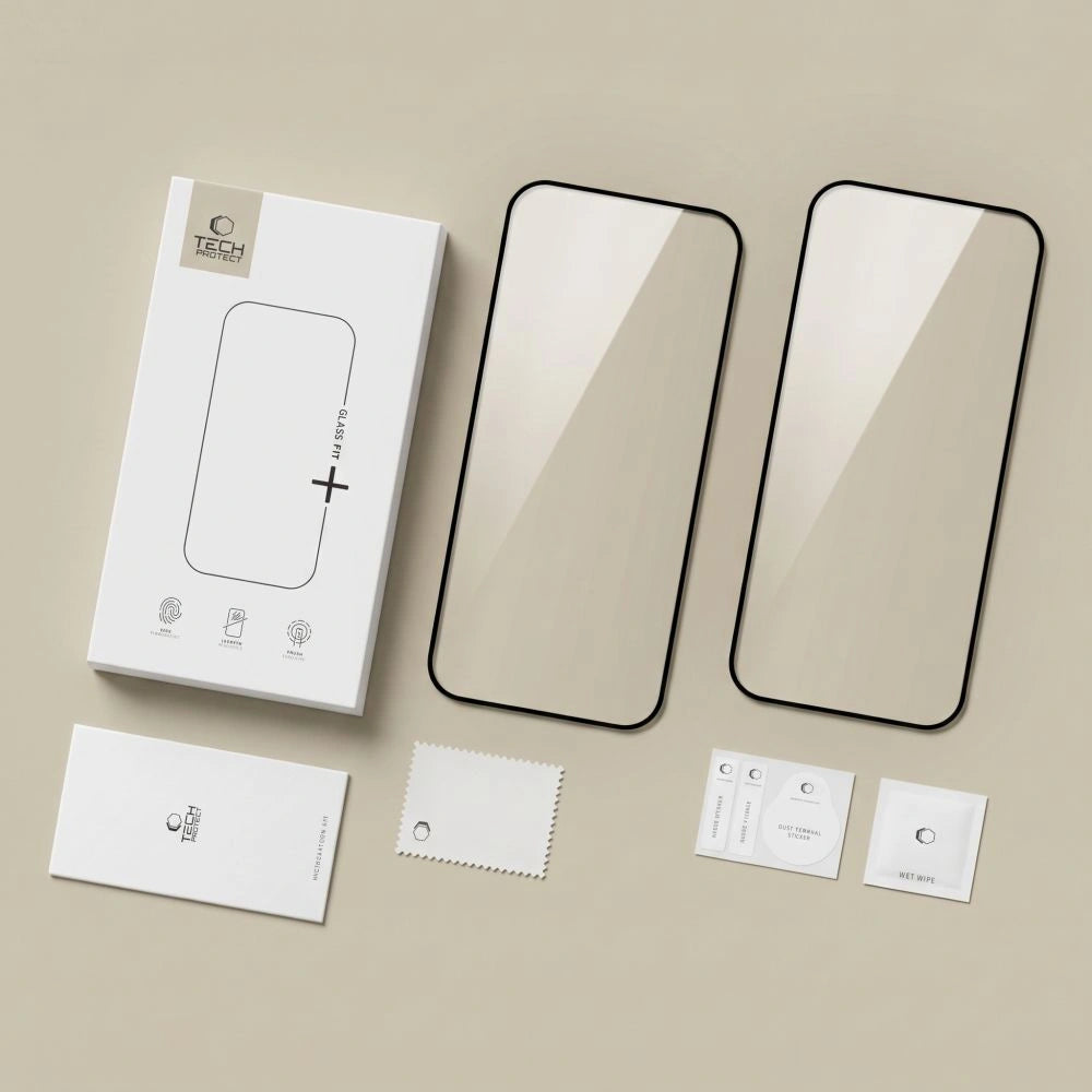 Szkło hartowane Tech-Protect Glass na Xiaomi Redmi 17 4G / 5G - czarne – zdjęcie 9