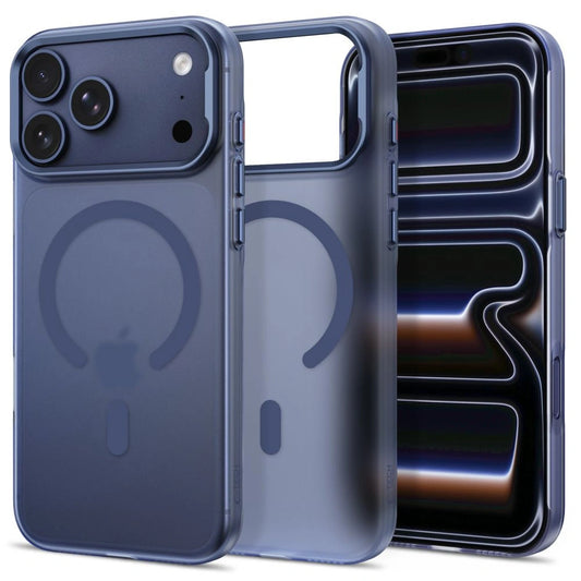 Etui Tech-Protect MagZero na iPhone 17 Pro / 18 Pro - granatowe matowe