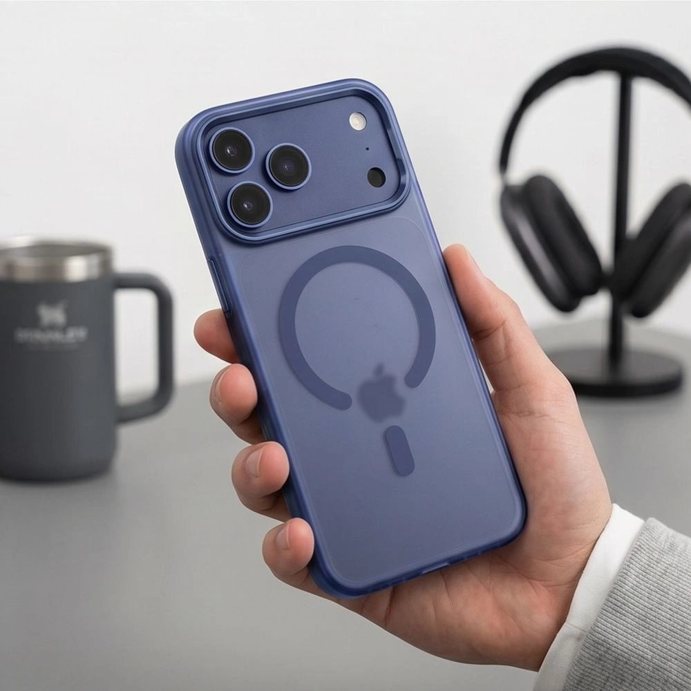 Etui Tech-Protect MagZero na iPhone 17 Pro / 18 Pro - granatowe matowe – zdjęcie 5