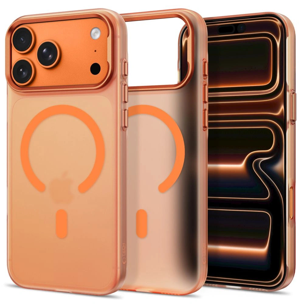 Etui Tech-Protect na iPhone 17 Pro Max / 18 Pro Max - pomarańczowe matowe