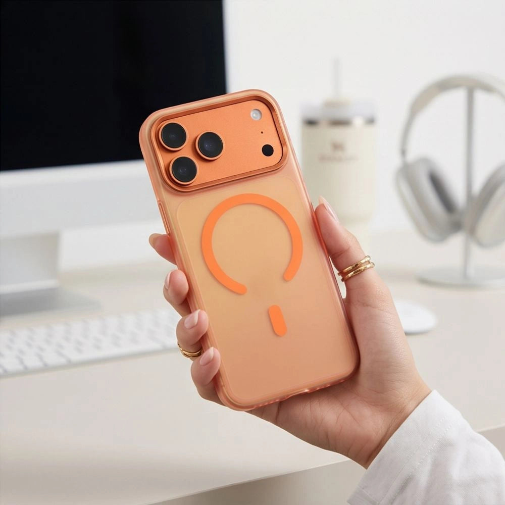 Etui Tech-Protect na iPhone 17 Pro Max / 18 Pro Max - pomarańczowe matowe – zdjęcie 7