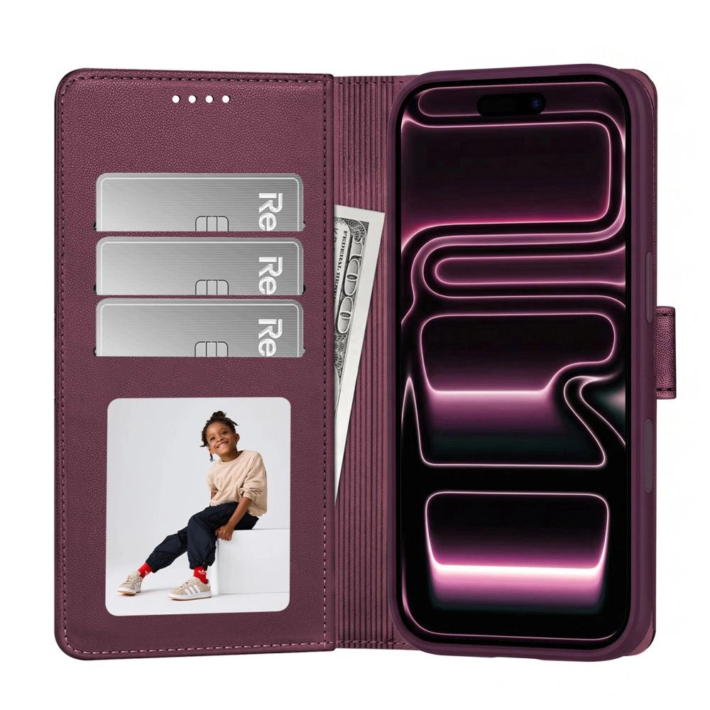 Etui Tech-Protect Wallet MagSafe na iPhone 17 Pro / 18 Pro - burgudnowe – zdjęcie 2
