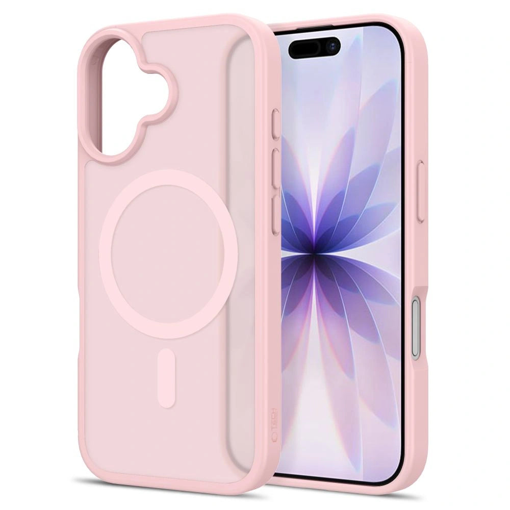 Etui Tech-Protect BasicMag MagSafe na iPhone 17 - różowe matowe – zdjęcie 2