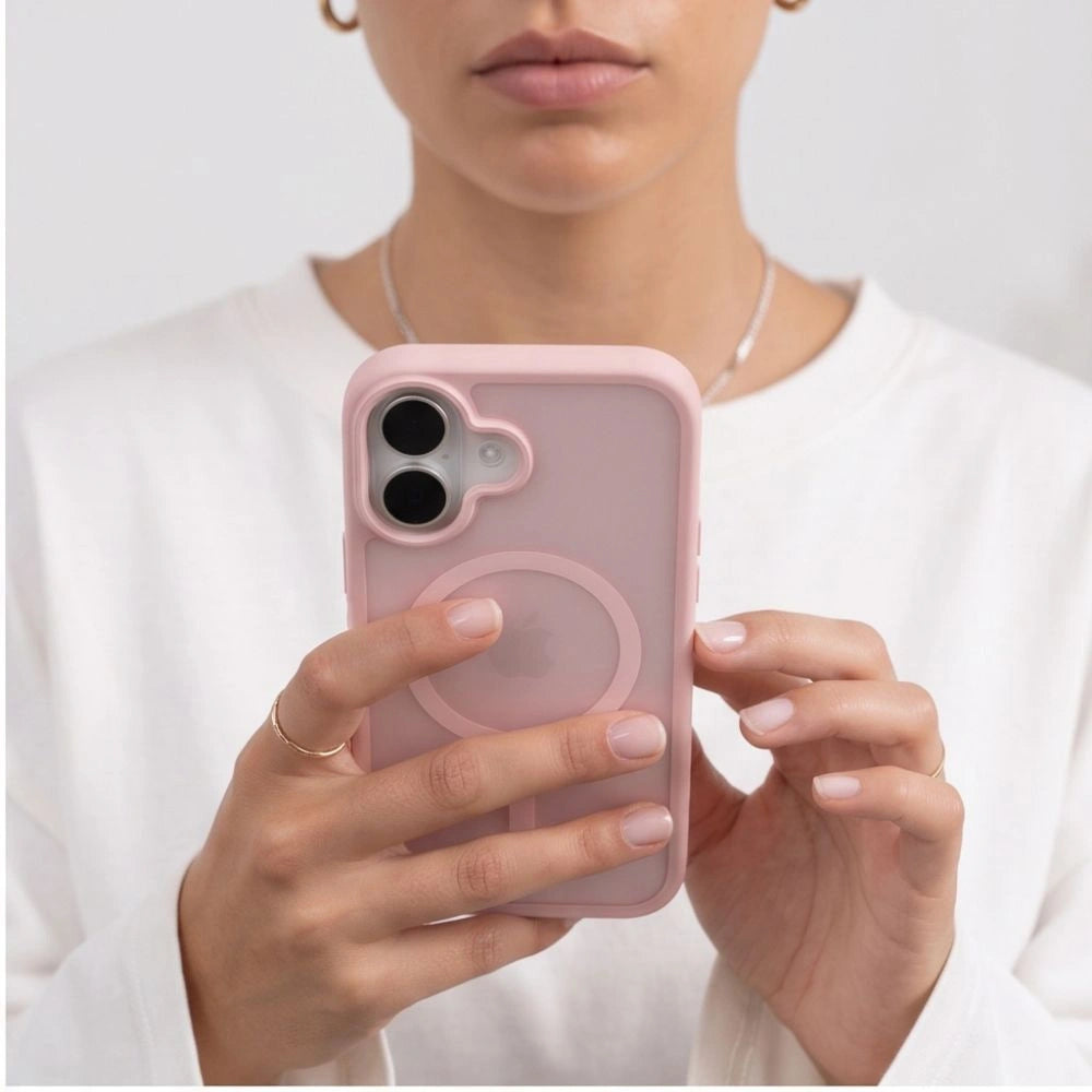 Etui Tech-Protect BasicMag MagSafe na iPhone 17 - różowe matowe – zdjęcie 6