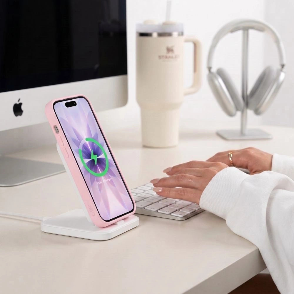 Etui Tech-Protect BasicMag MagSafe na iPhone 17 - różowe matowe – zdjęcie 9